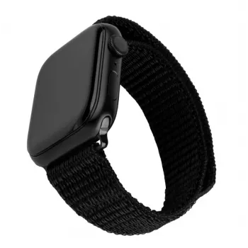 Nylon Uhrenarmband FIXED Sporty Strap FIXNST2-436-BK für 38/40/41mm Uhren, schwarz