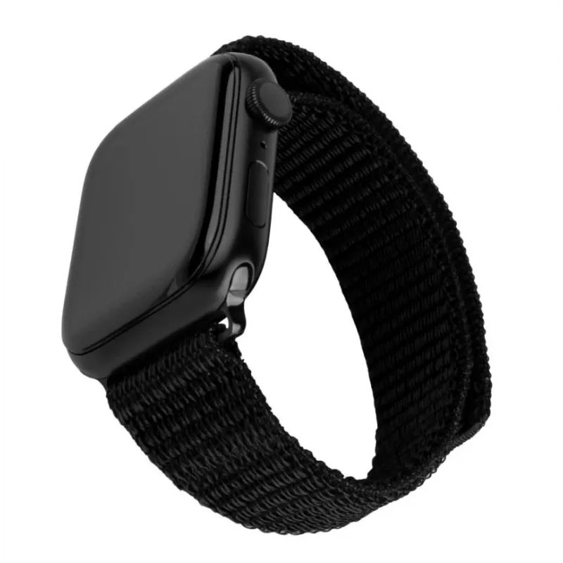 Nylon Uhrenarmband FIXED Sporty Strap FIXNST2-436-BK für 38/40/41mm Uhren, schwarz