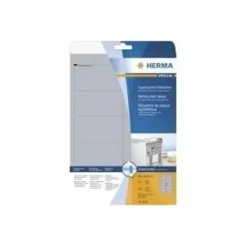 HERMA SuperPrint LaserCopy - Folienetiketten - Silber - 96 x 50,8 mm - 250 Stk. (25 Blatt x 10) (4223)