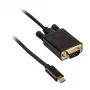 Kabel-Adapter USB Typ-C VGA Akasa AK-CBCA17-18BK