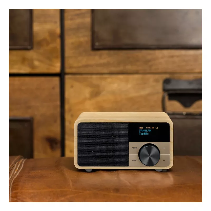 Tischradio Sangean DDR-7 Naturholz FM AM Bluetooth, Holzgehäuse, FM/AM-Tuner, Bluetooth-Audio
