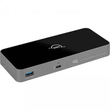 Thunderbolt 5 Hub, Dockingstation Grau/Schwarz, Thunderbolt 5, USB-A