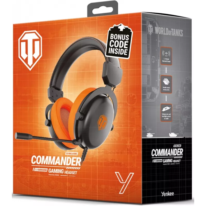Headset YENKEE COMMANDER WT300