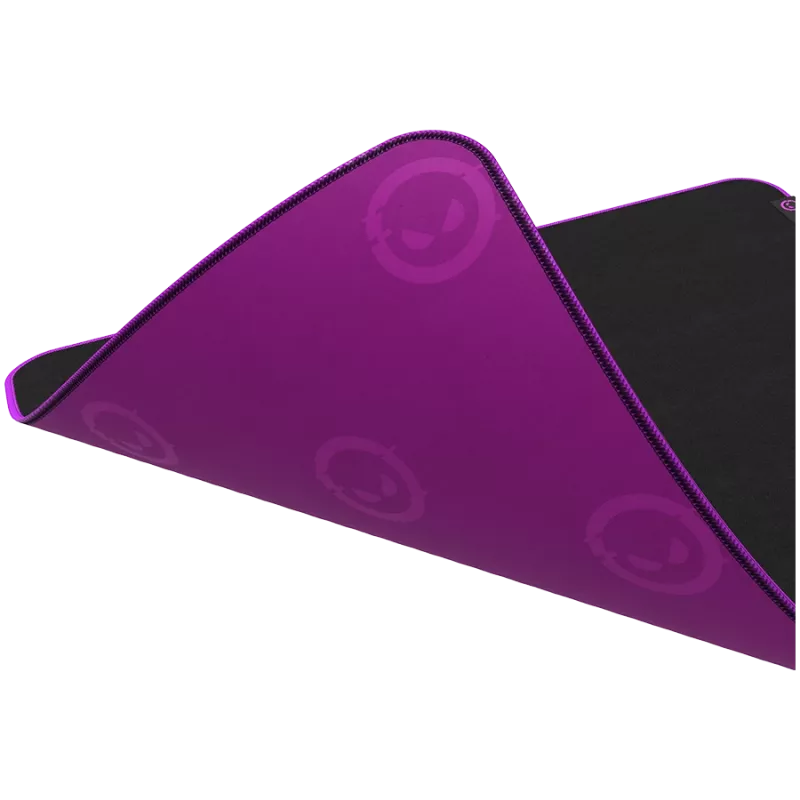 Lorgar Main 315, Gaming-Mauspad, Hochgeschwindigkeitsoberfläche, Violetter Anti-Rutsch-Gummisockel, Größe: 500 mm x 420 mm x 3 mm, Gewicht 0,39 kg