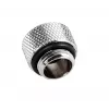 Bitspower Multi-Link Adapter gerade G1/4 Zoll AG auf 12 mm AD Hardtube - Silber Glänzend