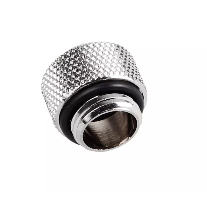 Bitspower Multi-Link Adapter gerade G1/4 Zoll AG auf 12 mm AD Hardtube - Silber Glänzend