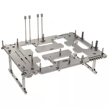 Benchtable-Gehäuse Streacom BC1 V2 – offenes Test-/Bench-Chassis, titan