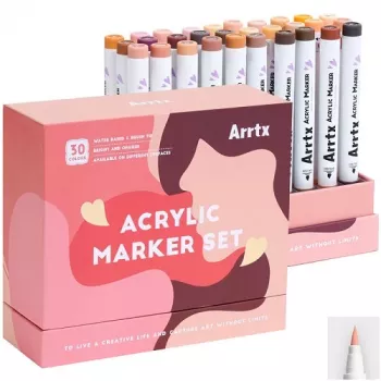 Acrylmarker Arrtx ARRTX 30C – 30 Farben inklusive Hauttöne