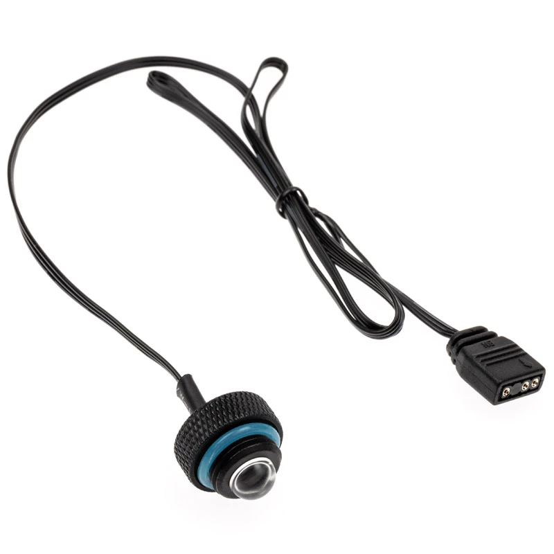 XSPC ARGB LED Verschlussstopfen, G1/4, 5V 3Pin - Schwarz