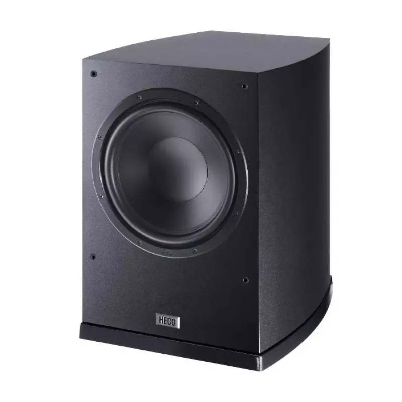 Subwoofer Heco Victa Elite Sub 252A, schwarz, aktiver 25-cm-Treiber
