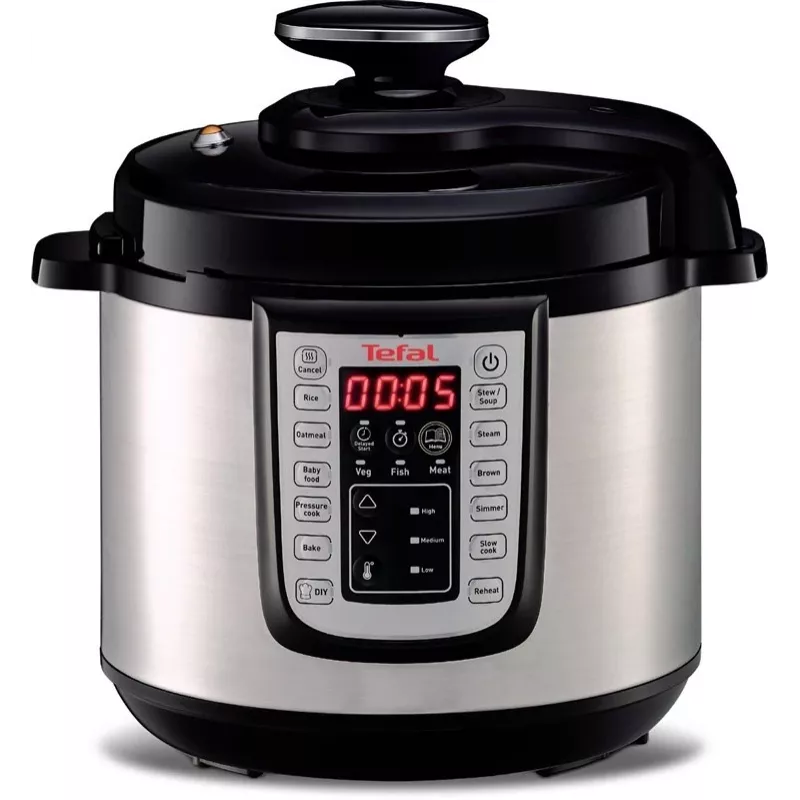 Tefal CY505EE0 Multikocher 3,8 l Schwarz, Silber