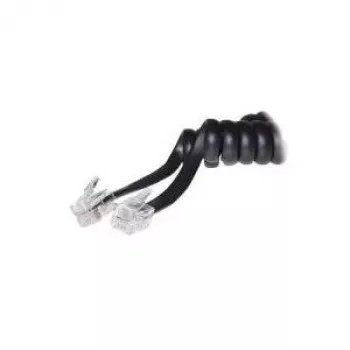 S/CONN 4m RJ10 Schwarz Transparent TC 70135 68002 ShiverPeaks