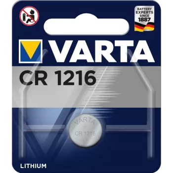 Varta CR1216 Elektronikzelle Lithium 3 25mAh Blister - Batterie - CR1216