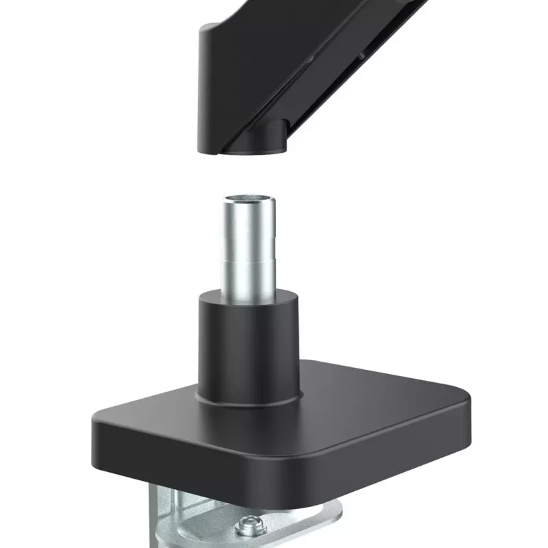 Maclean 2 Monitorhalterung, Gasdruckfeder, 17-32, 2-10 kg, Schwarz, MC-134
