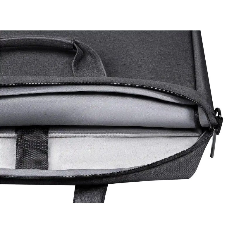 Laptoptasche DEFENDER FIRM 26123 für 15,6-Zoll-Laptops, Polyurethan, schwarz, Toploader, abnehmbarer Schultergurt