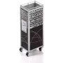 TROIKA MINI TROLLEY Stifthalter Metall Schwarz Weiß