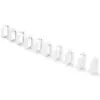 Kabelmanagement-Clip Secomp 44 x 60 mm hellgrau RAL 7035, 10er-Pack