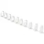 Kabelmanagement-Clip Secomp 44 x 60 mm hellgrau RAL 7035, 10er-Pack