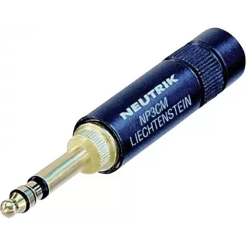 Neutrik NP3CM-B,STEREO Connectivity-Zubehör Schwarz
