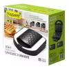 Toaster Sandwich Maker Maestro MR-709 3in1 750W – Sandwichpresse, Grill- & Waffelplatten, weiß