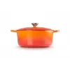Le Creuset 21177280902430 6,7 L Runder Topf Orange, Rot