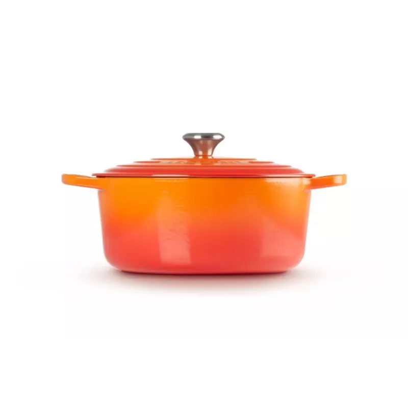Le Creuset 21177280902430 6,7 L Runder Topf Orange, Rot