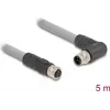 DeLOCK Sensor-/Aktorkabel 80552 5 m RST M12 Grau