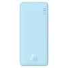 Tragbare Powerbank Baseus Airpow 10000 mAh, 20W, LiPo, USB-C + USB-A, blau