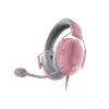 Headset Razer Schwarzshark V2 X kabelgebundenes binaurales Gaming-Headset, 3,5 mm, virtuelles 7.1, 32 Ω, Schaumstoff-Ohrpolster, pink