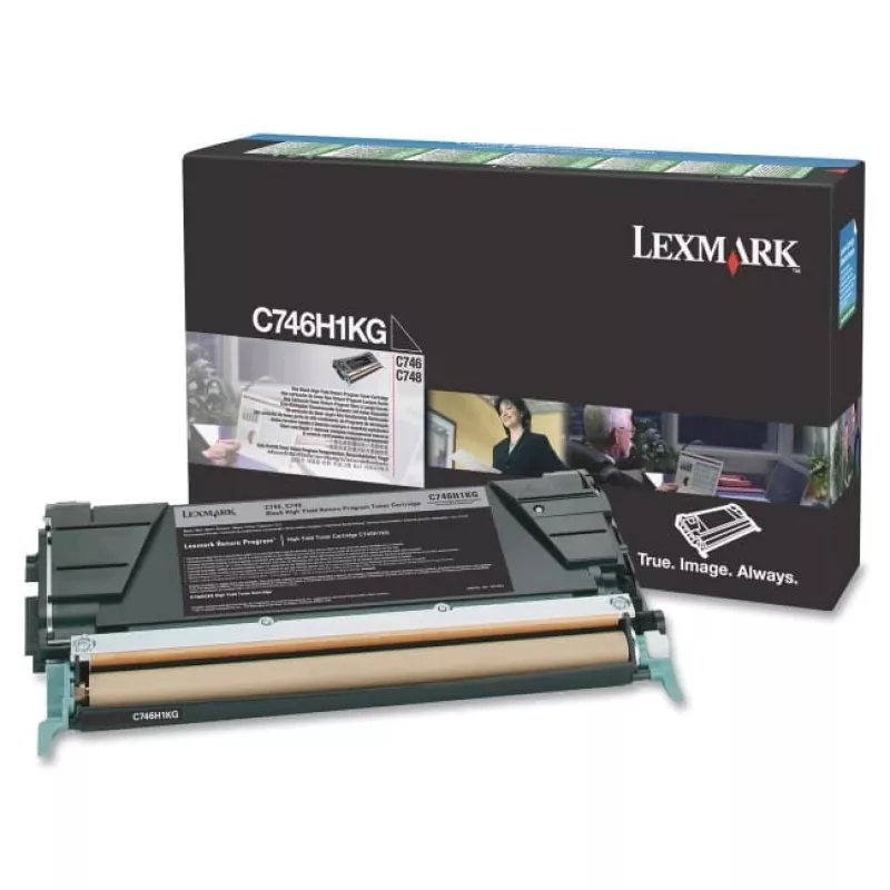 Toner Lexmark C746H1KG Schwarz 10000 Seiten