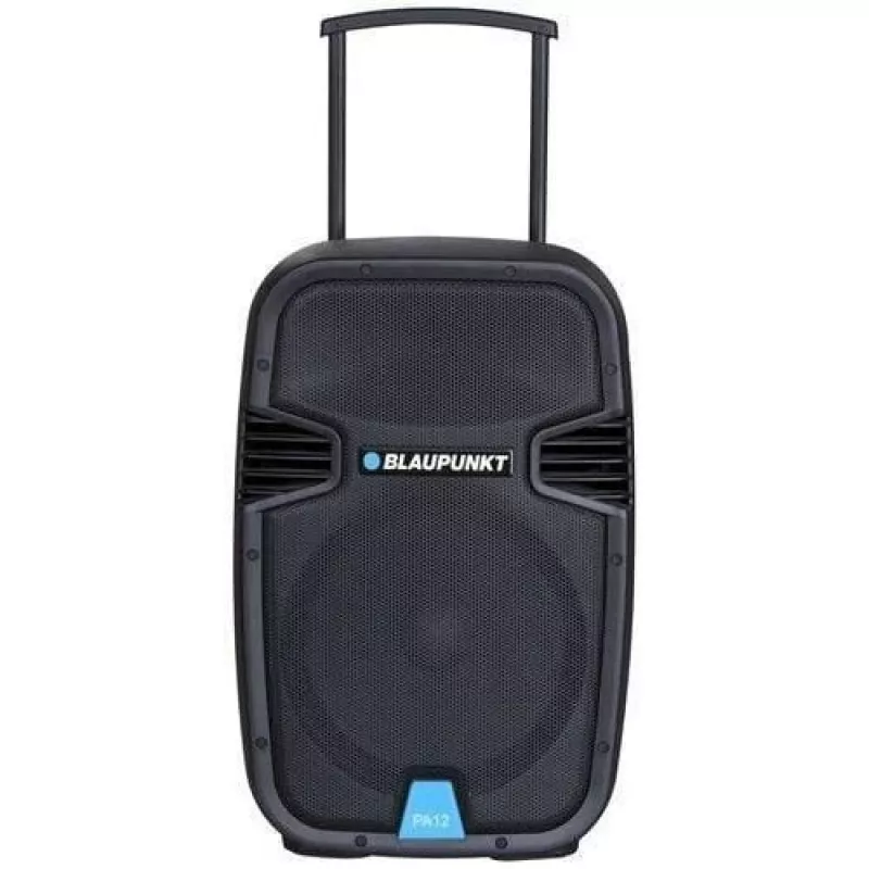 Blaupunkt PA12 tragbarer Lautsprecher 650 W Stereo tragbarer Lautsprecher Schwarz
