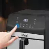 Heißluftfritteuse Eldom IK1501 — 6,5 l, 1800 W, Touch-LED, einstellbarer Thermostat, herausnehmbare spülmaschinenfeste Schüssel