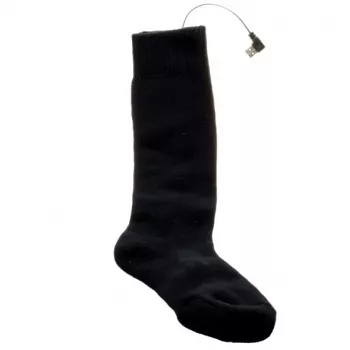 Athletiksocken Glovii GQ2L Unisex L mit integriertem Heizelement, Baumwoll-Elastan-Mischung, Schwarz/Rot