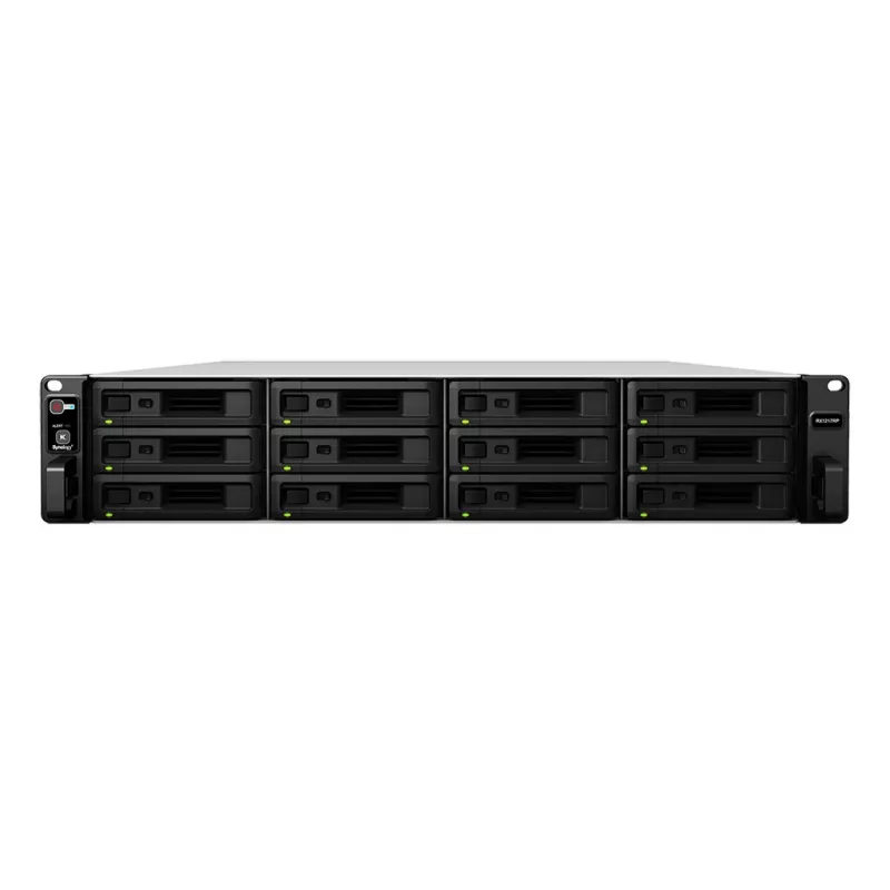 Synology - RX1217 - 2U 12-BAY-ERWEITERUNGSEINHEIT - 12x 3,5/2,5 Zoll HDD/SSD - 88 x 430,5 x 664 mm - 12,7 kg - 500 W