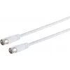 Satelliten-Koaxialkabel ShiverPeaks 80108-128-20 F‑Quick 100% abgeschirmt, 75 Ω
