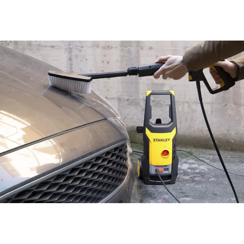 STANLEY SXPW14PE Hochdruckreiniger mit Terrassenreiniger (1400 W, 110 bar, 390 l/h) | Stanley 1400 W | 110 bar | 390 l/h