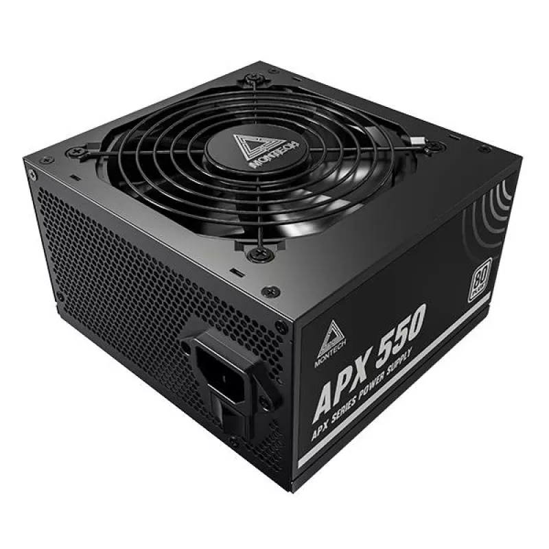 Montech APX550 Netzteil 550 W 20+4 pin ATX ATX Schwarz