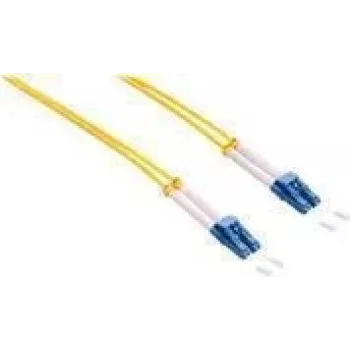 LogiLink - Patchkabel - LC Singlemode (M) auf LC Singlemode (M) - 15 m - Glasfaser - Duplex - 9/125 Mikrometer - OS1/OS2 - halogenfrei - Gelb