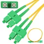 Patchcord Extralink SC/APC–SC/APC Single Mode Duplex G.652D 3mm 5m