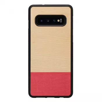 Smartphone-Hülle man and wood für Galaxy S10 — miss match schwarz