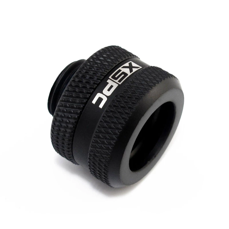 XSPC Connector G1/4 auf 14 mm Hardtube, schwarz matt - 8 Stück