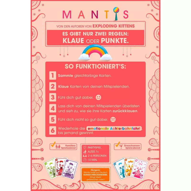 Mantis, Brettspiel
