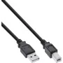 USB 2.0 Kabel A auf B InLine B-34502X, 1,8 m, schwarz