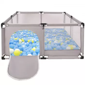Extralink Kids Playpen, Dry Pool Spielplatz für Kinder, faltbar 126x126cm Bällebad k-458