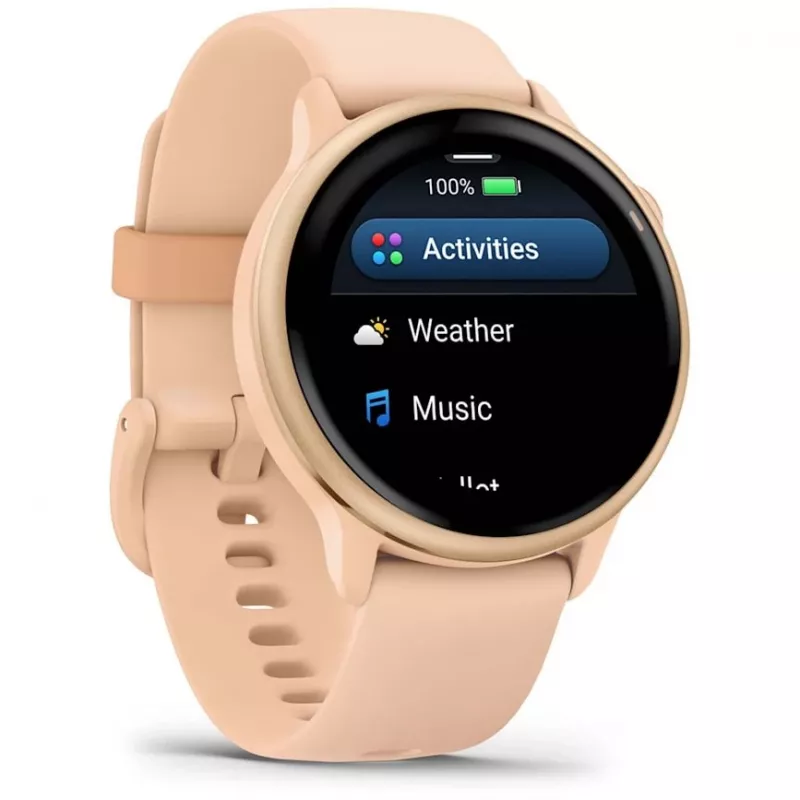 Garmin vívoactive 6 3,05 cm (1,2) AMOLED 42 mm Digital 390 x 390 Pixel Touchscreen Pink Wi-Fi GPS (Satellit)