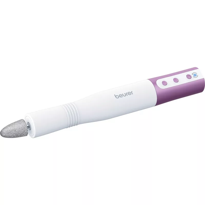 Nagelpflegegerät Beurer MP 52 — elektrisches Maniküre-/Pediküre-Set, Weiß und Violett