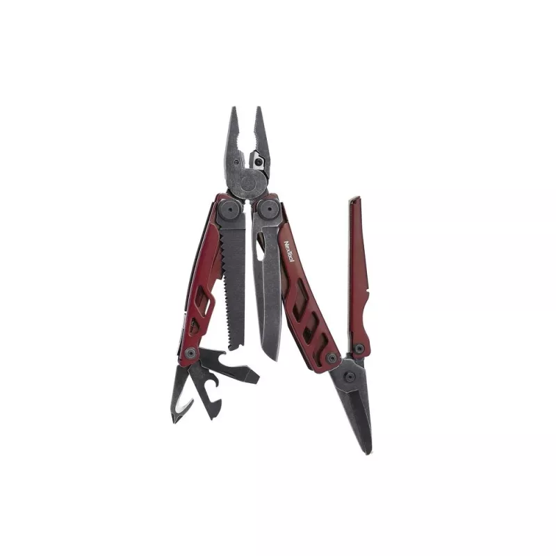 NexTool FLAGSHIP Pro NE20279 16-in-1 Multitool, rot, mit Gürteltasche