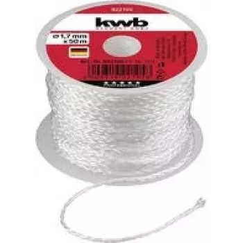 KWB Maurerschnur 1,7 mm weiß 50 m - Schlagschnur für Layout und Markierung