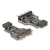 DeLOCK 60045 Kabel-Adapter 9-Pin USB 2.0 2 x 9-Pin-Header Schwarz