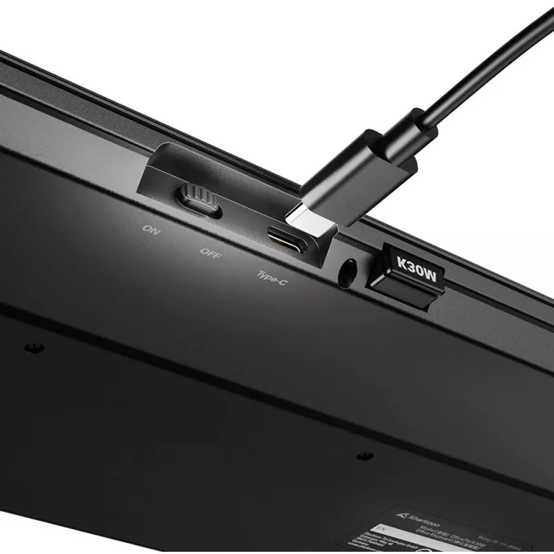 Sharkoon OfficePal K30W schwarz DE-Layout Rubberdome